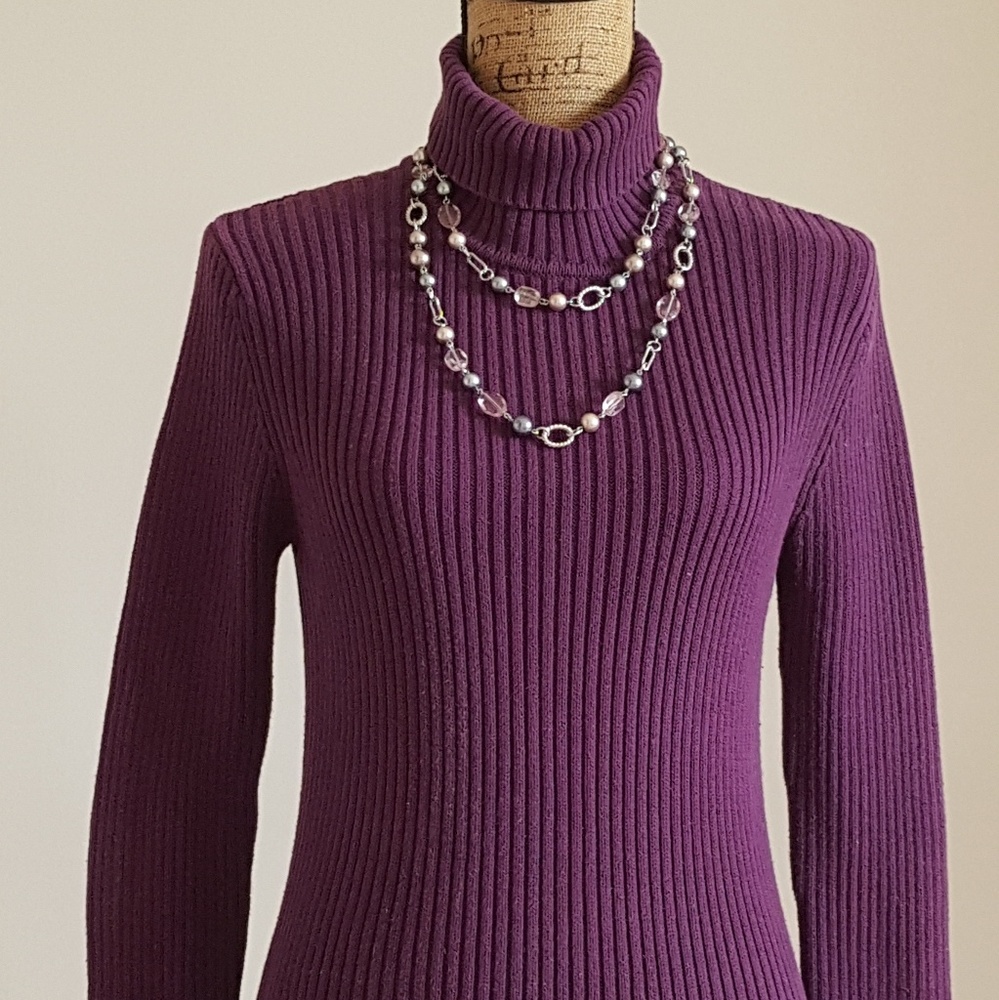 Sonoma Fitted Sweater - Maroon/Wine